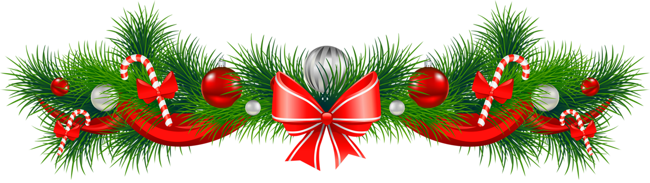 Christmas Icon Png - Christmas Garland Transparent Background (1280x360), Png Download