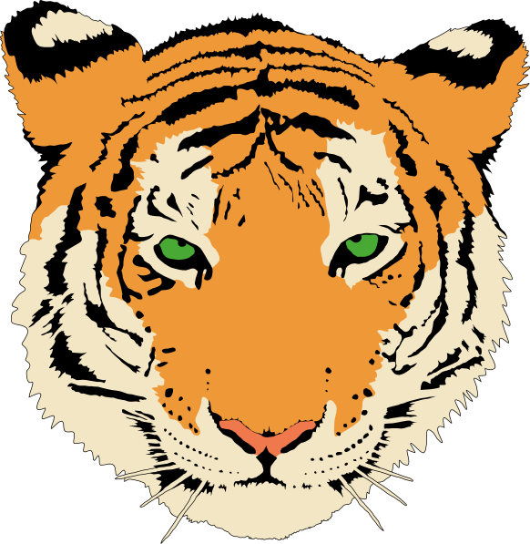 The Editing Of The Tiger - Nokia 2690 Clip Art (582x597), Png Download