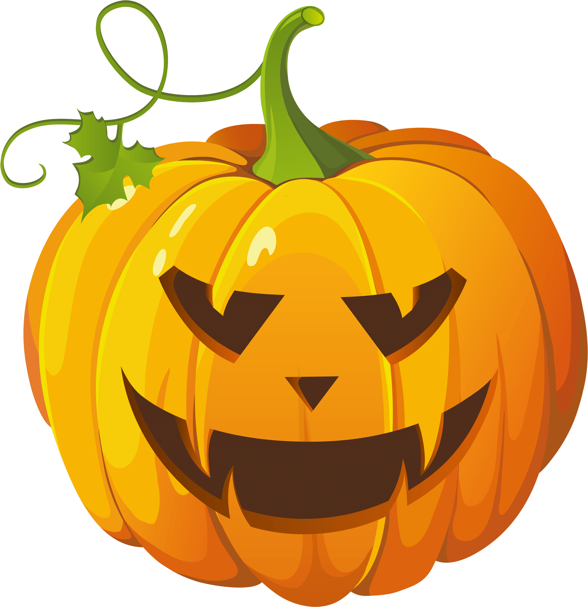 Holidays - Scary Pumpkin Clip Art (2500x2486), Png Download