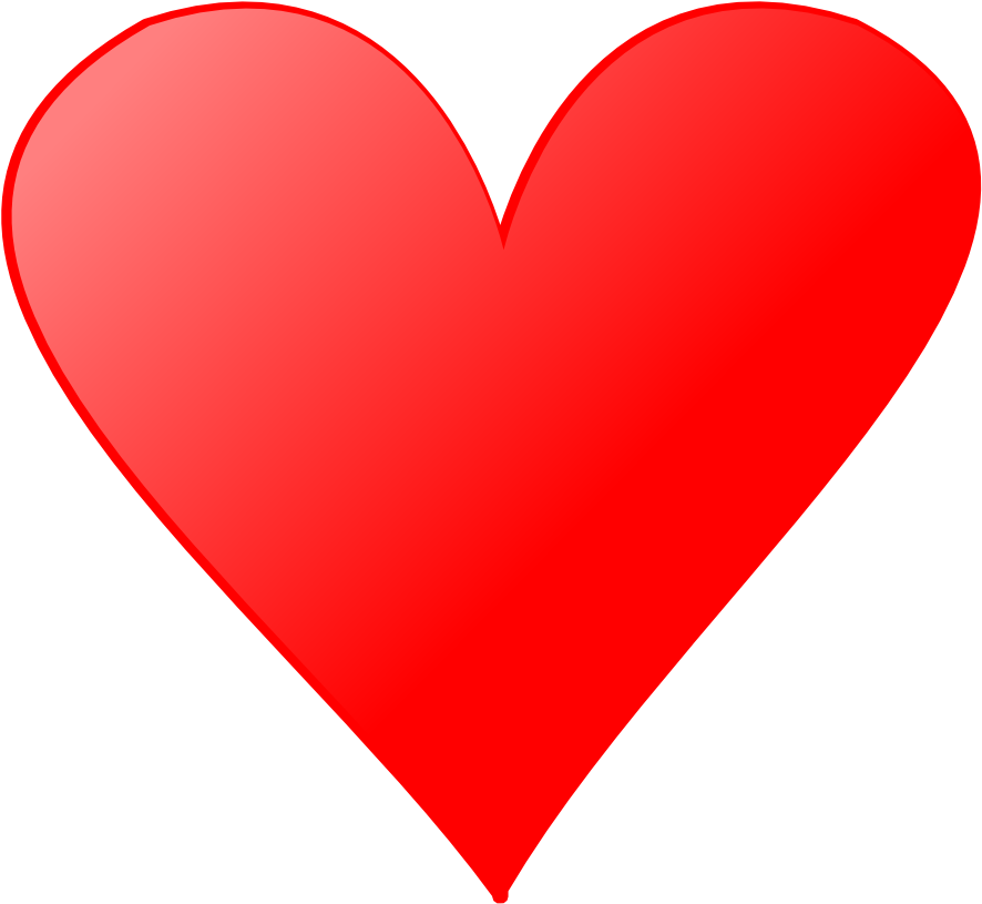 Heart Png Free Images - Heart Card Clipart (999x999), Png Download
