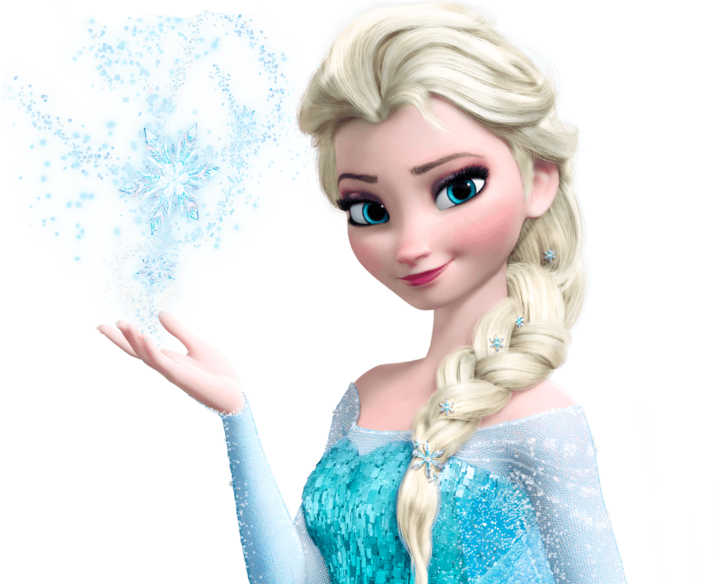 Elsa Hair Png - Frozen Elsa Png (2040x840), Png Download