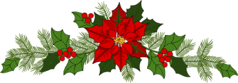 Of Christmas Wreaths Image Clip Art Pinterest - Christmas Garland Clip Art (800x280), Png Download