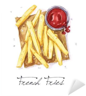 Watercolor Food Painting - Watercolour Food (400x400), Png Download