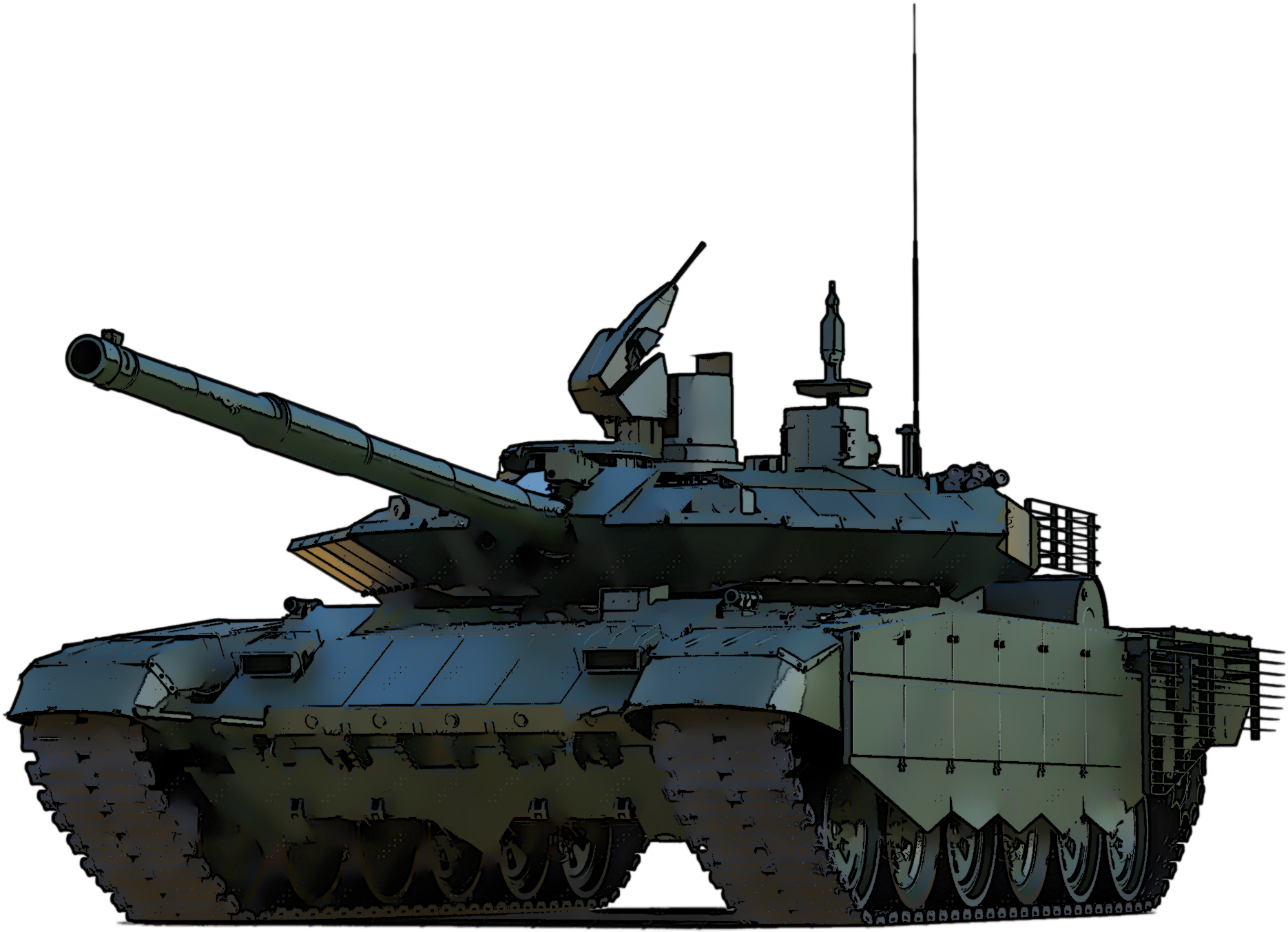 Tank Transparent Png - Russian Tank Png (2000x1479), Png Download