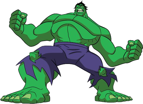 Hulk Clipart (595x436), Png Download