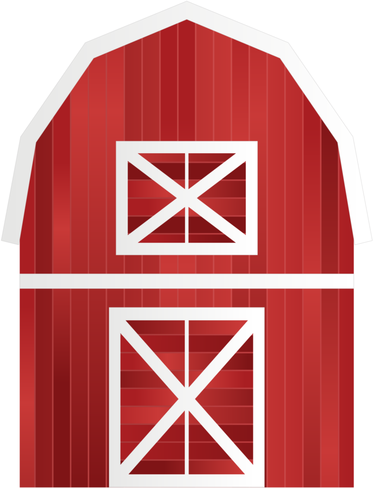 Barn Png Transparent Image - Farm Animals Birthday Banner Personalized Party Backdrop (1024x1024), Png Download