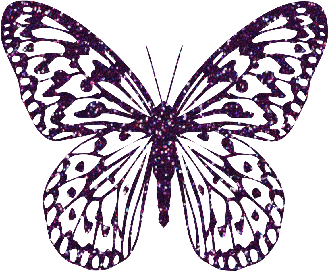 Butterfly Clipart Zebra - Butterfly Png Clipart (1187x1070), Png Download