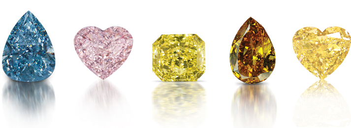 Fancy Color Diamonds - Fancy Color Diamond (830x259), Png Download