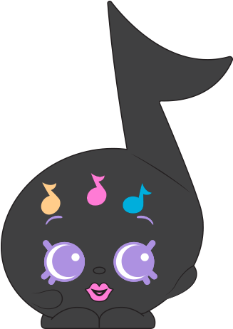 Melody Music Note - Shopkins Melody Music Note (575x475), Png Download