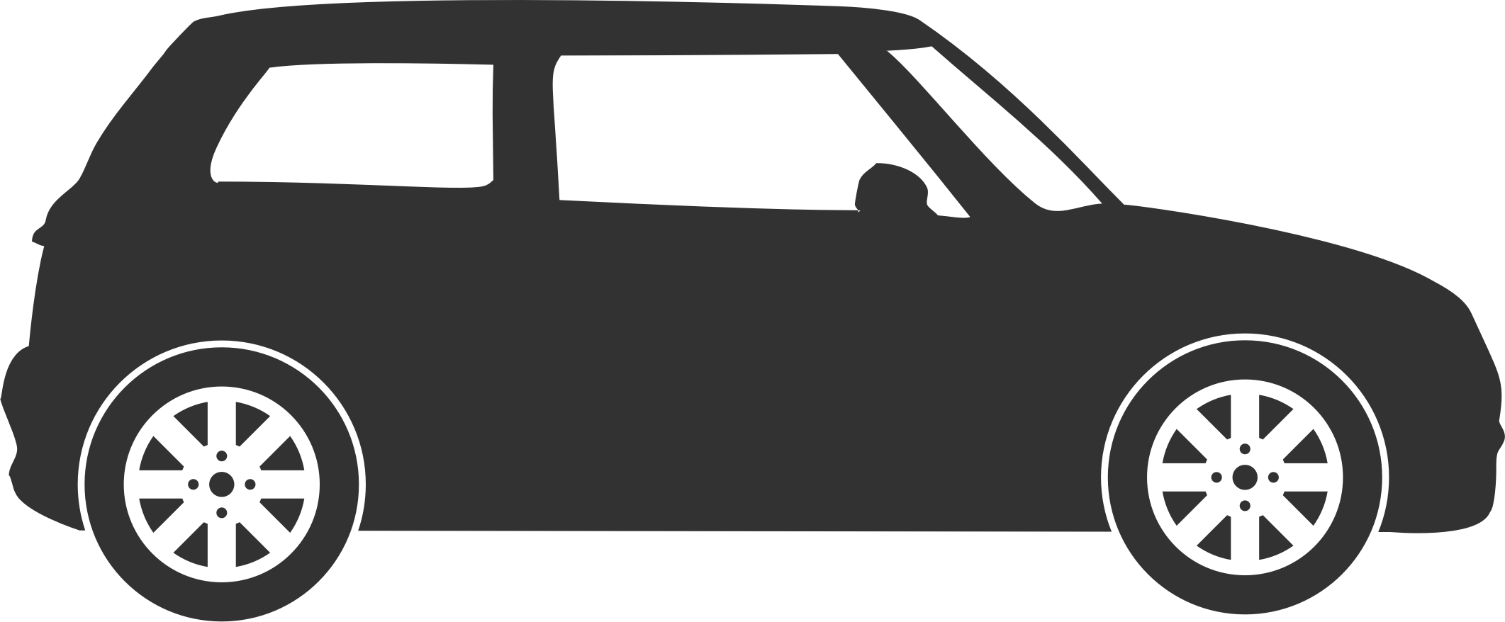 Big Image - Car Clip Art (2123x878), Png Download