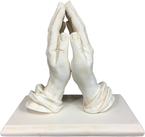Praying Hands 20cm - Figurine (500x500), Png Download
