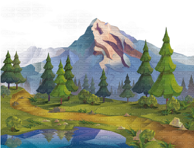 Mountain Montagne Paysage - Color Your Way To Calm Escape To Calm [book] (400x400), Png Download