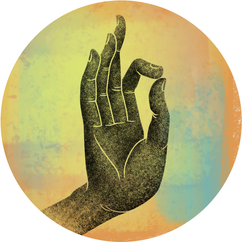 Vitarka Mudra - Buddhism (800x800), Png Download