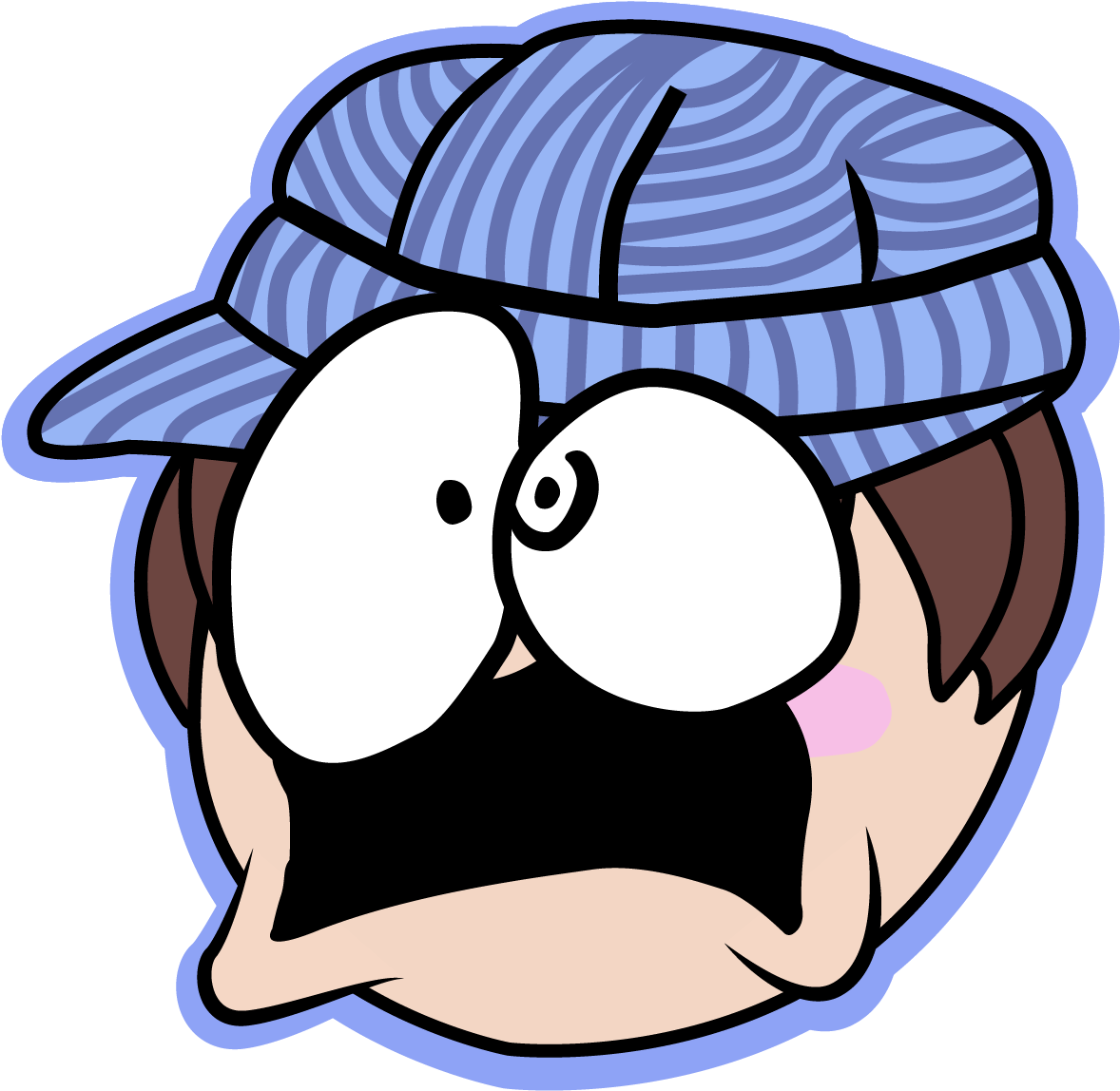 Ross Steam Train Scared - Scared Png (1212x1207), Png Download