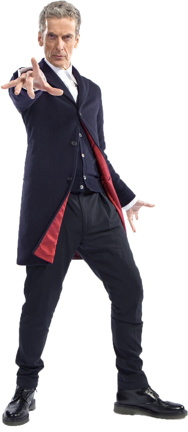 Twelth Doctor - Doctor Who Cardboard Cut-out. (658x1476), Png Download