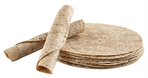 Organic Wheat Tortilla - Whole Grain Tortilla Png (500x265), Png Download