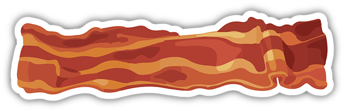 Bacon Sticker - Bacon (720x720), Png Download