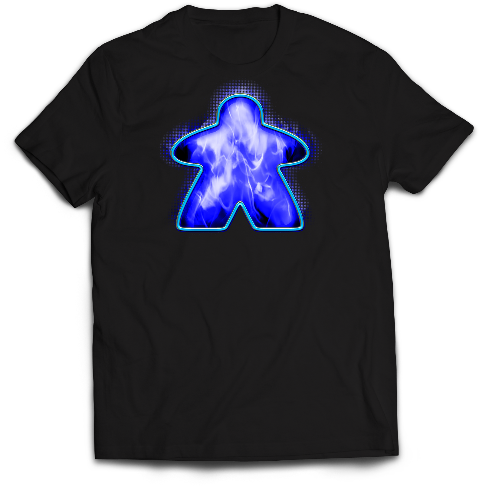 Blue Fire Meeple - Corvette C6 Zr1 Koolart T-shirt For Men (2400x1800), Png Download