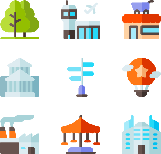 City Elements - Building (600x564), Png Download