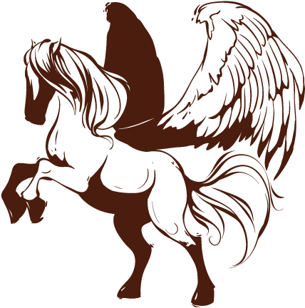 Png Black And White Stock Collection Of Free Unicorn - Horse (600x600), Png Download