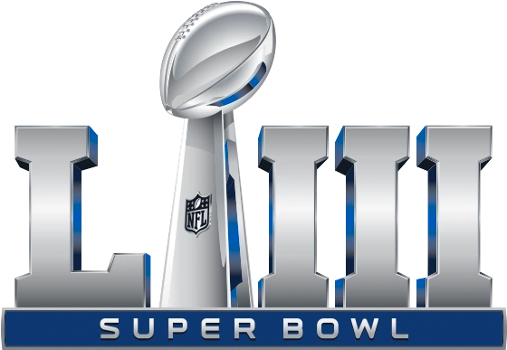 Atlanta Falcons Logo - Super Bowl 2019 Logo (599x406), Png Download