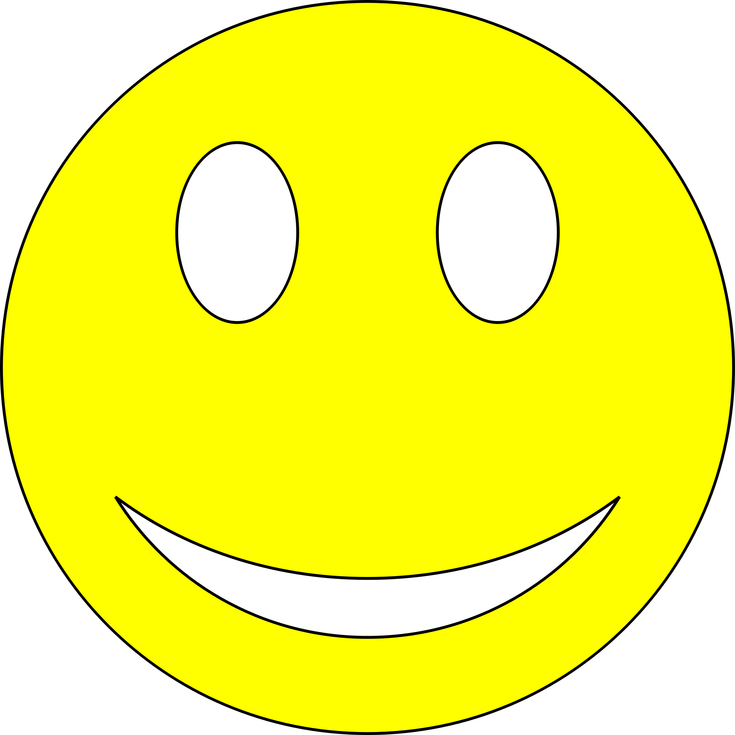 Smiley Yellow Big Image Png - Smile Pic Free Download (2400x2400), Png Download