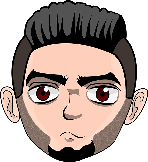 Caricature Profile On Student Show Banner Freeuse Stock - Portrait (600x673), Png Download