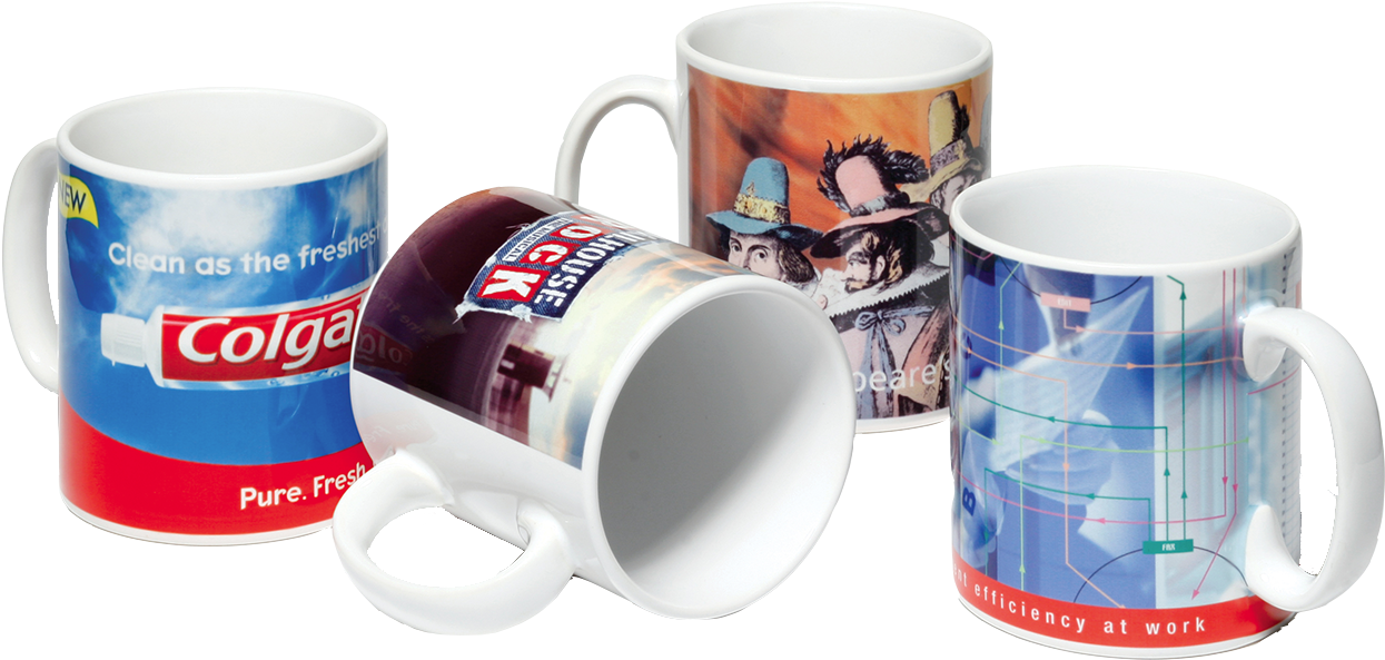Ceramic - Mug Printing Png (1296x648), Png Download