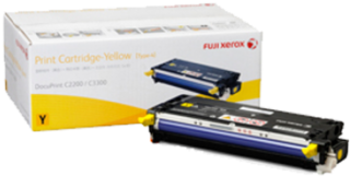 Xerox C2200 C3300 Yellow Toner Cartridge High - Fuji Xerox Docuprint C3300 Toner (350x350), Png Download
