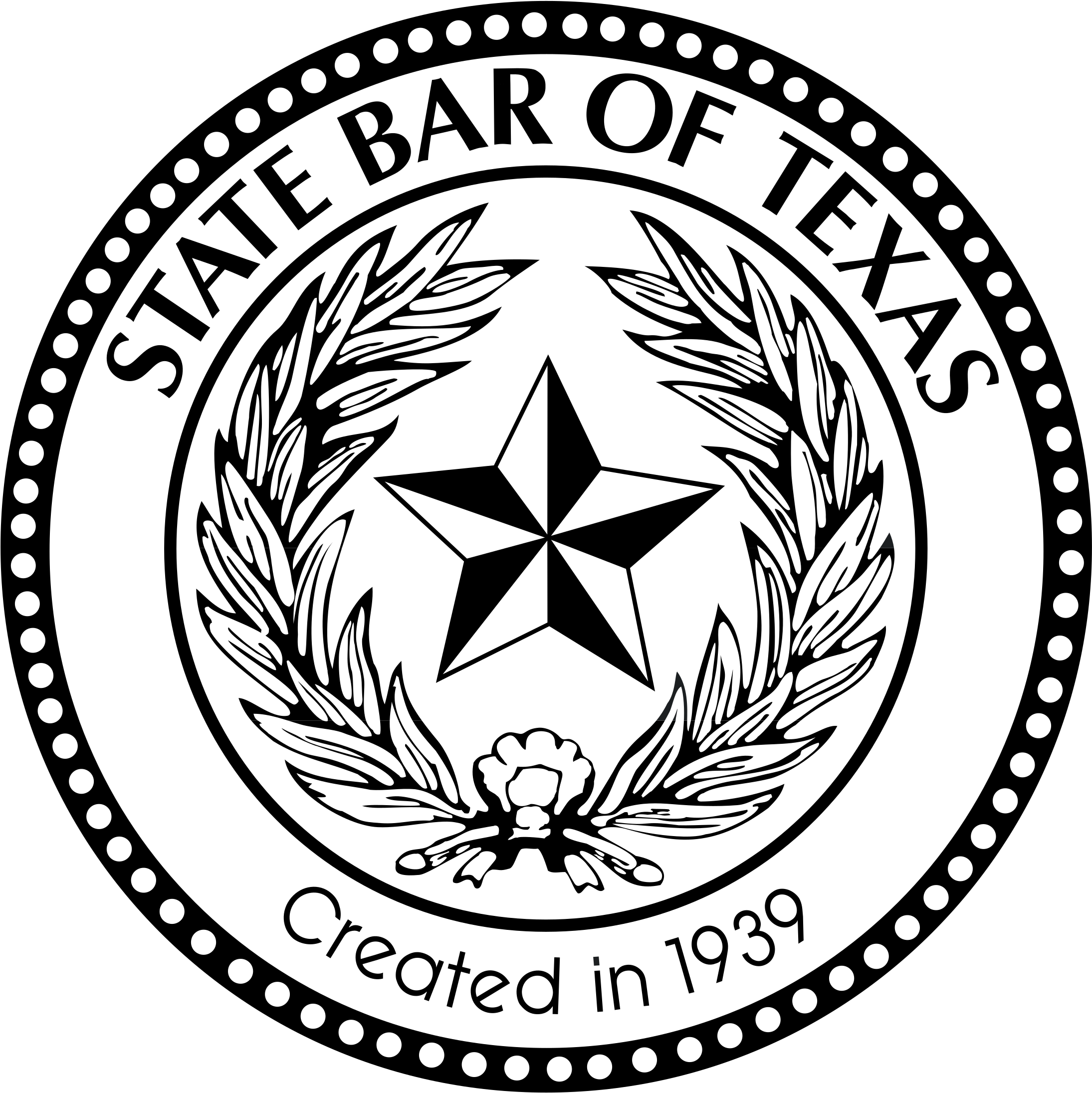 State Bar Of Texas Logo Png Transparent - Paola Tostado Brownsville Tx (2400x2400), Png Download