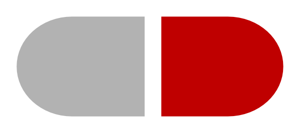 Grey White Pill Icon Png (600x267), Png Download