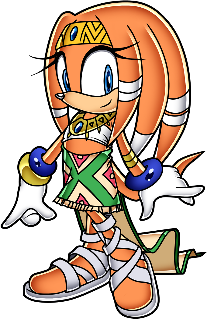 [ Img] - Tikal The Echidna (750x1100), Png Download