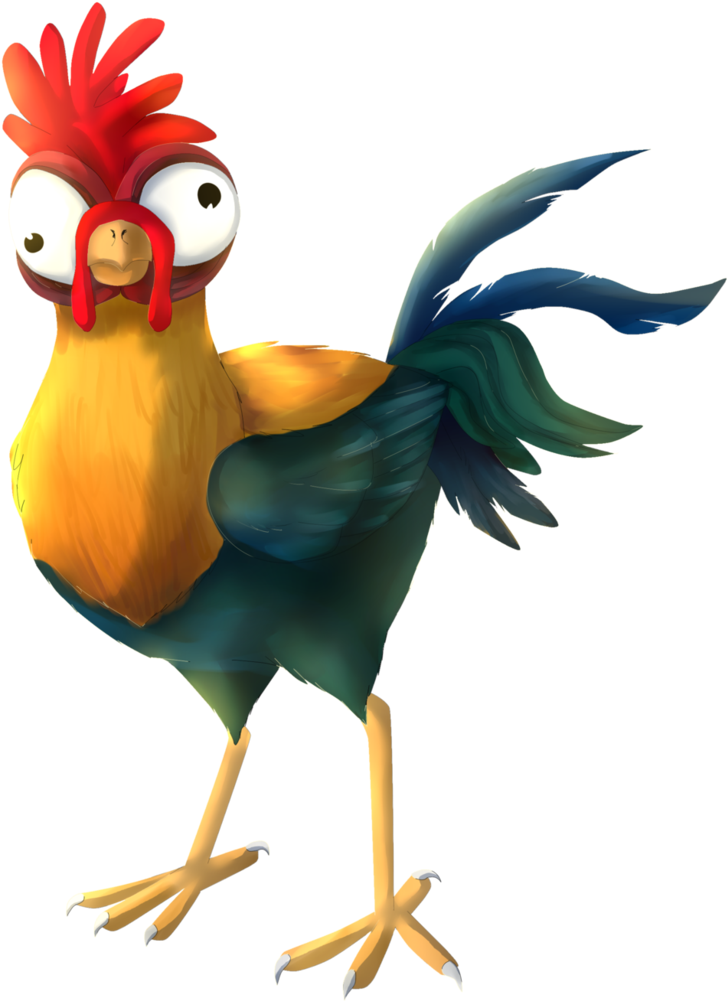 Hei Hei By Seagaull On Deviantart Svg Royalty Free - Hei Hei Moana Png (784x1018), Png Download