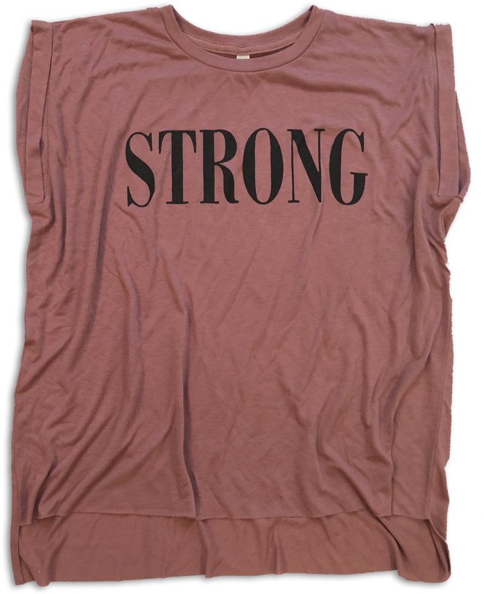 Strong Muscle Tee (1000x905), Png Download