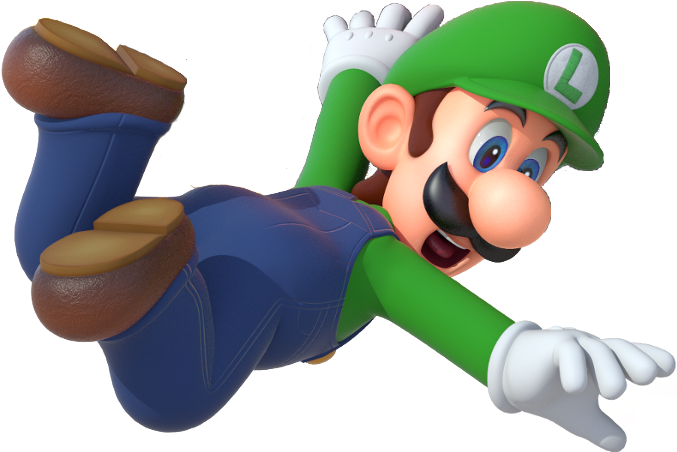 Luigi Artwork Finished - Mario Party Luigi Png (701x566), Png Download