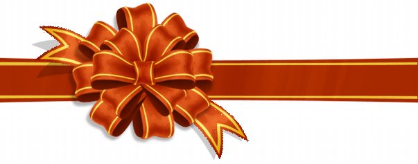 Source - - Gift Pack Ribbon Png (603x237), Png Download