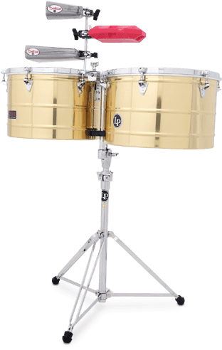 Latin Percussion Lp Tito Puente Timbales 15'' (604x550), Png Download