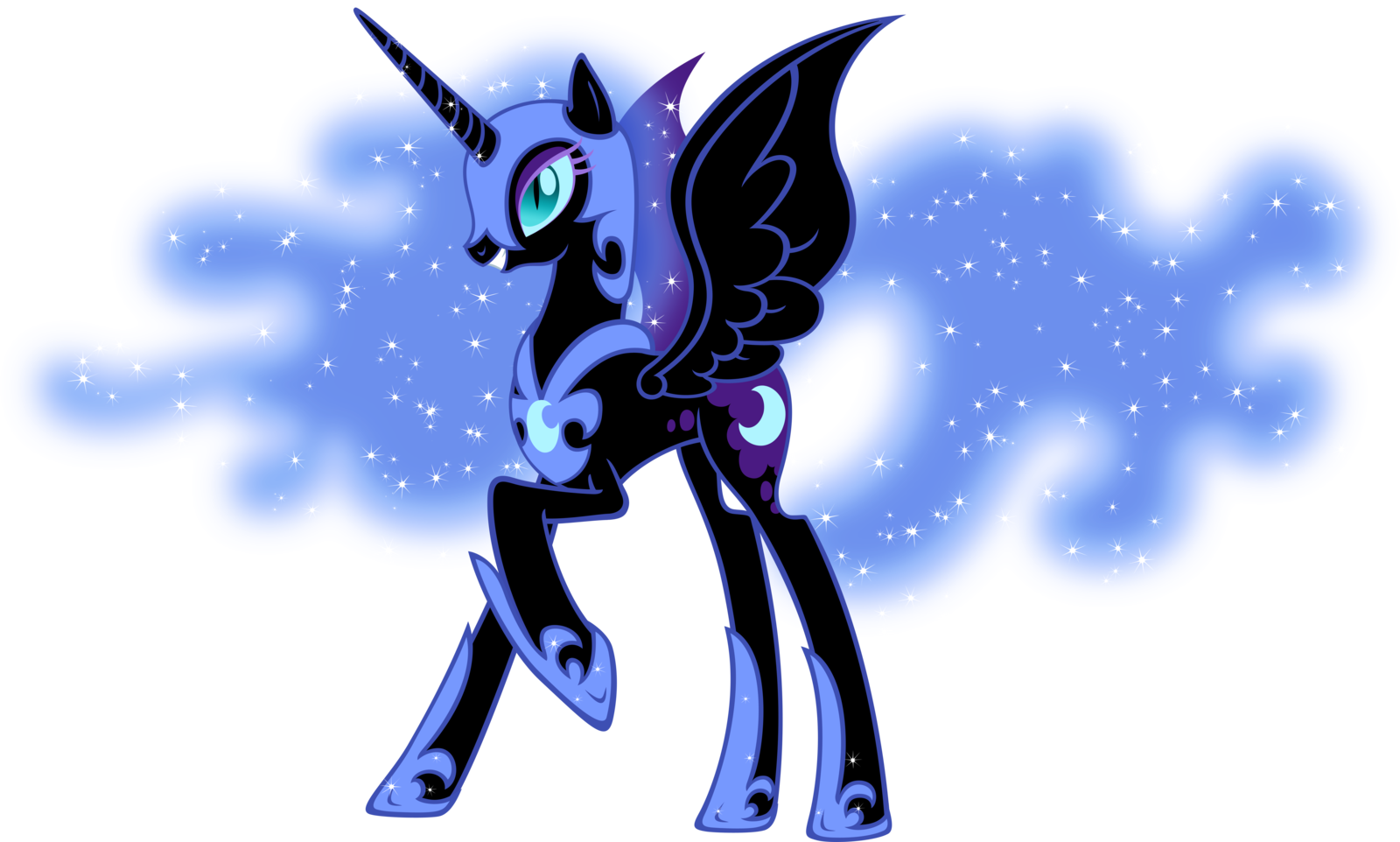 Nightmare Moon - My Little Pony Nightmare Moon (1600x962), Png Download