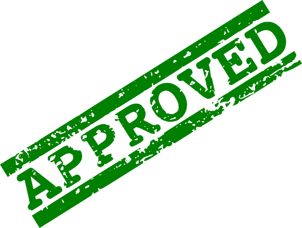 Green Approved Stamp - Green Approved Stamp Png (1024x772), Png Download