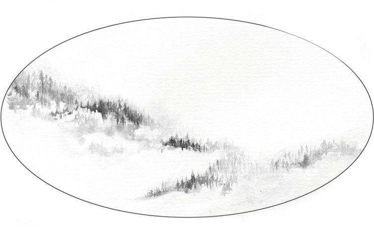 We Relished The Chill Of Mist Outside, The Silent Snow - Circle (800x486), Png Download