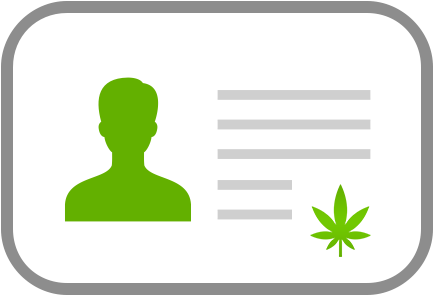 Adult-use Recreational Cannabis Sign Up - Medical Cannabis Card (462x318), Png Download