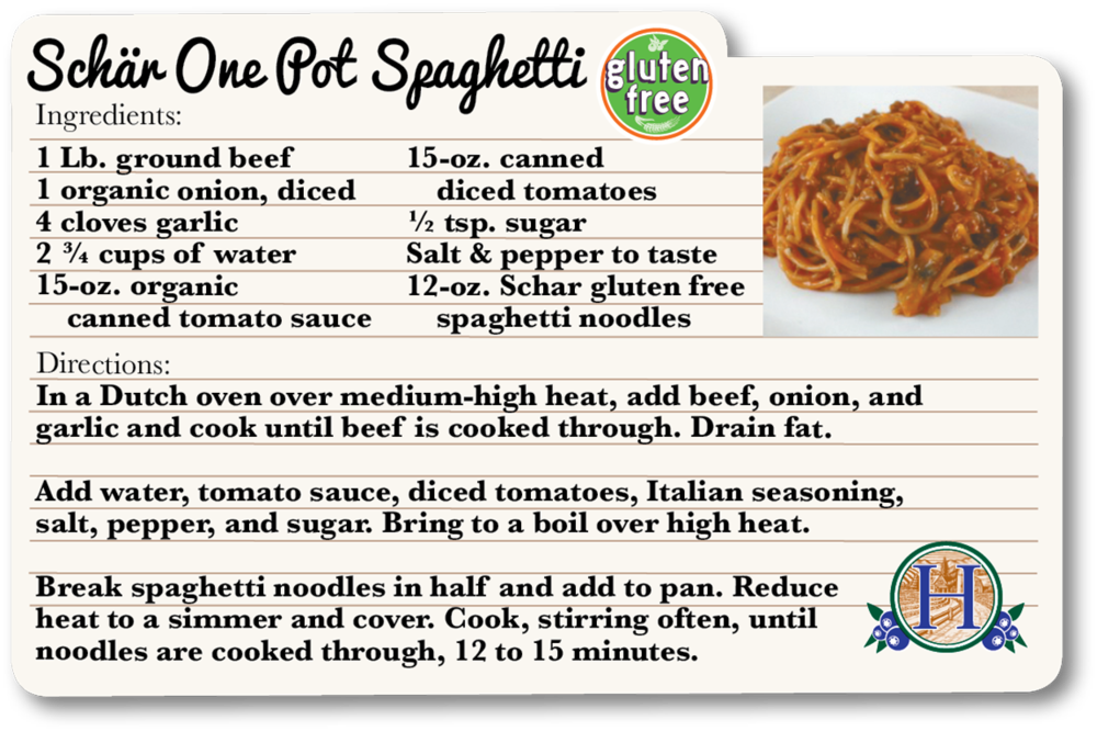 Schar One Pot Spaghetti - Dr. Schär Ag / Spa (1000x666), Png Download