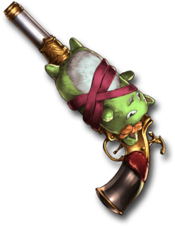 Pina Colata Pistol - Granblue Fantasy (462x400), Png Download