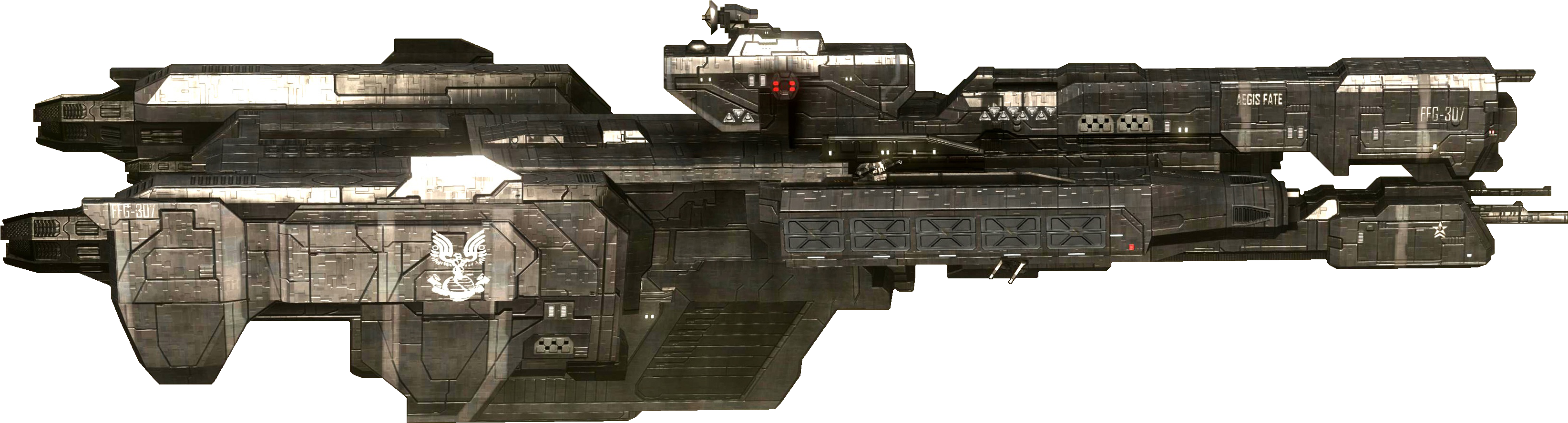 Unsc Aegis Fate (3400x980), Png Download