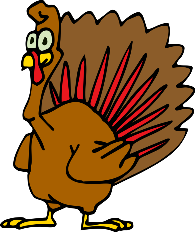 Turkey - Cartoon Turkey Png (538x640), Png Download