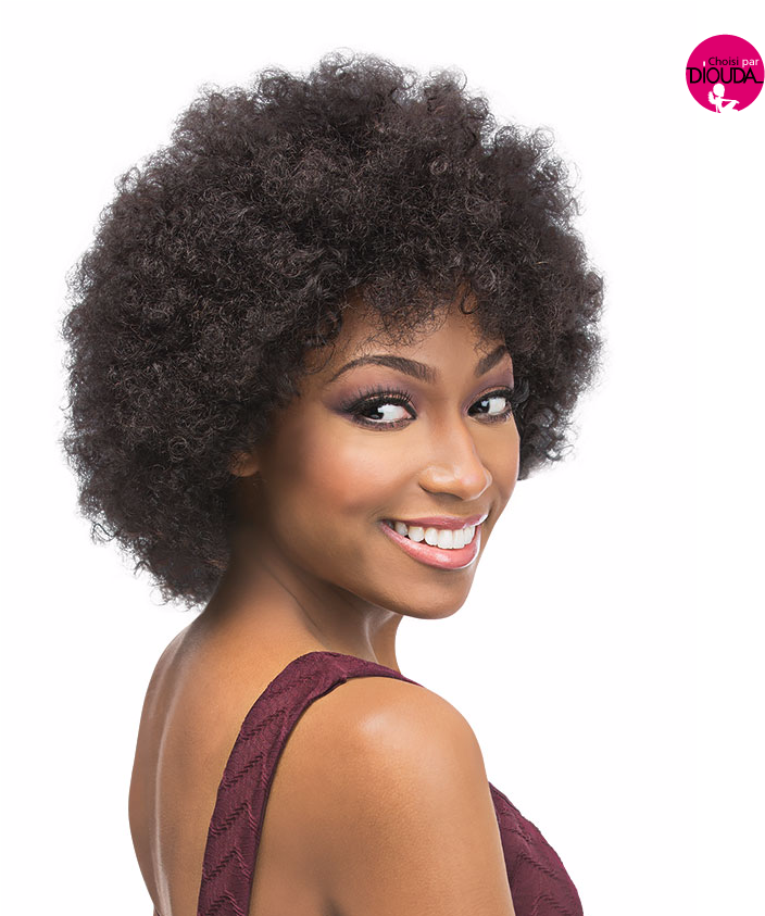 Afro Png For Kids - Outre Velvet Remi Human Hair Wig Afro (842x842), Png Download
