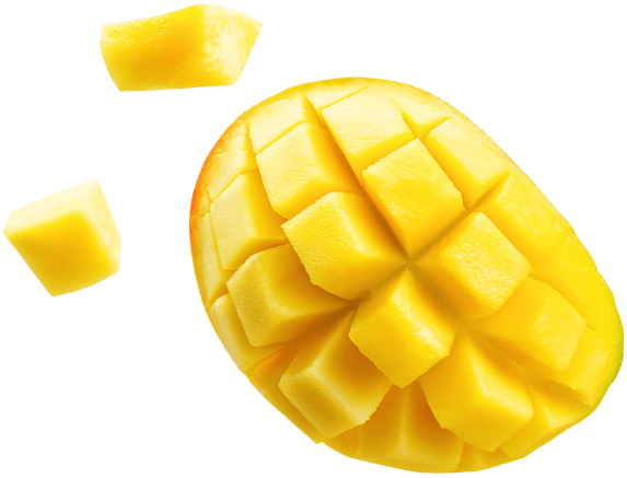 Our Avocados - Mango Png Top View (573x437), Png Download