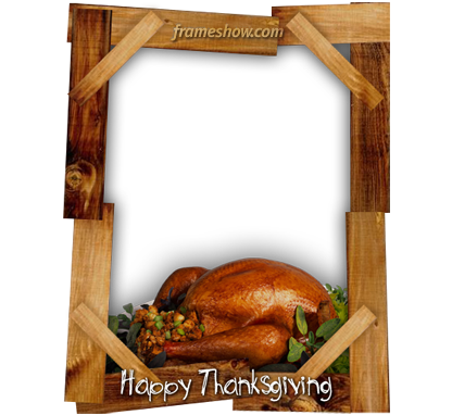 Happy Thanksgiving Photo Frame - Various Artists / Thanksgiving Dinner Playlist (416x382), Png Download