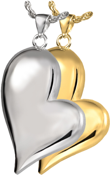 Wholesale Cremation Jewelry Teardrop Heart Shown In - Cremation Jewelry Teardrop Heart Pendant (500x500), Png Download