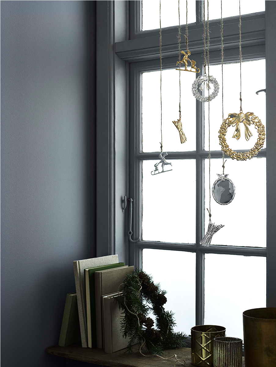 Christmas Wreath H8 Silver Plated Karen Blixen - Décoration Sapin De Noël Plaqué Argent (1200x1200), Png Download